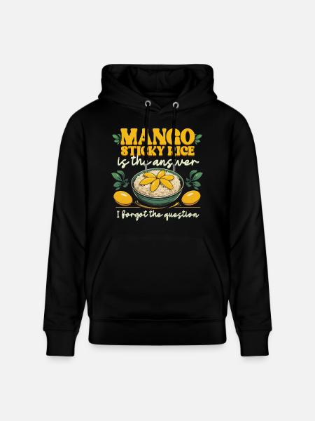 Mango Sticky Reis Is The Answer - Stanley/Stella Unisex Bio-Hoodie CRUISER - Schwarz