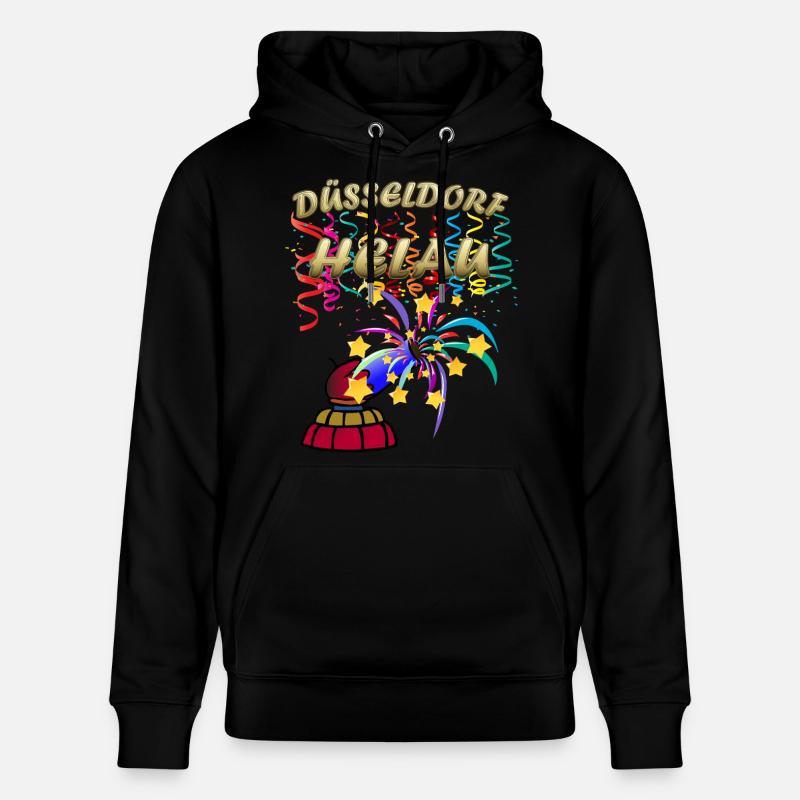 Carnaval Helau de Düsseldorf - Sweat à capuche bio CRUISER Stanley/Stella Unisexe - noir