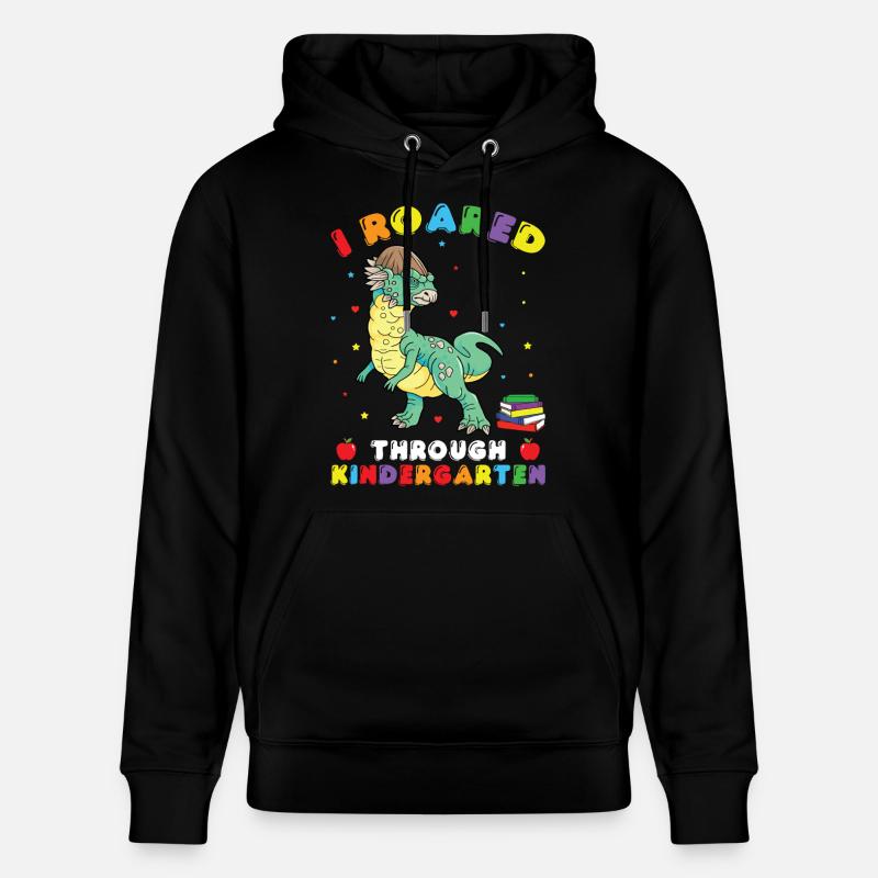 Costume de maternelle Costume de dinosaure - Sweat à capuche bio CRUISER Stanley/Stella Unisexe - noir