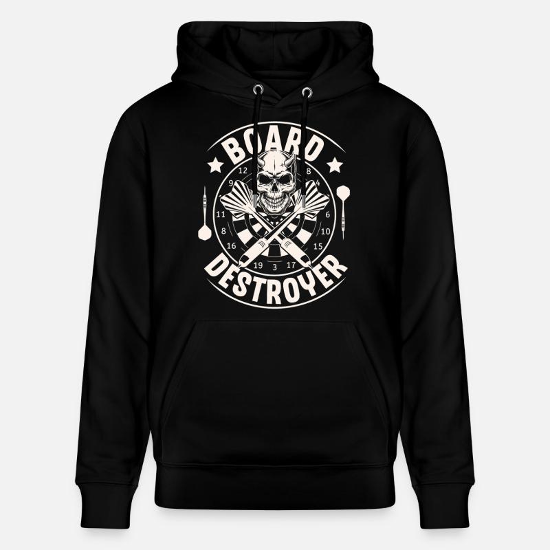 fléchettes - Sweat à capuche bio CRUISER Stanley/Stella Unisexe - noir