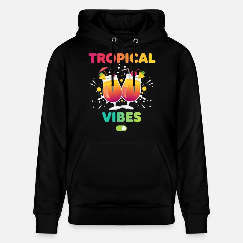 Tropical Vibes Urlaubsmodus - Stanley/Stella Unisex Bio-Hoodie CRUISER - Schwarz