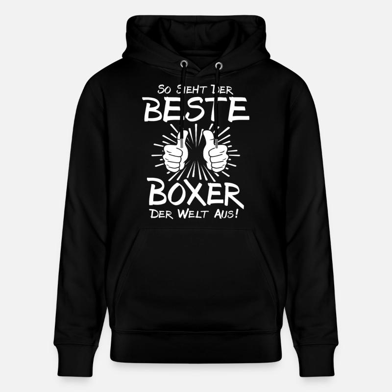 Bester Boxer - Stanley/Stella Unisex Bio-Hoodie CRUISER  - Schwarz