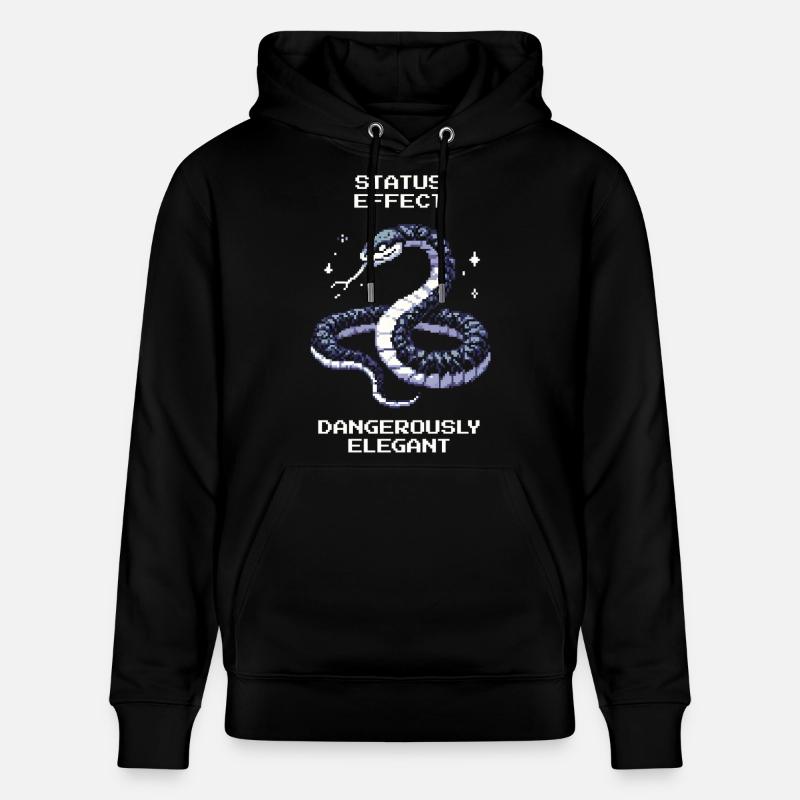 Dangereusement élégant | Attitude de serpent - Sweat à capuche bio CRUISER Stanley/Stella Unisexe - noir