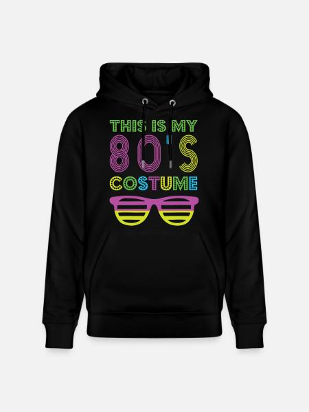 Style 80s Retro Party Outfit 80s - Stanley/Stella CRUISER Unisex Organic Hoodie - black