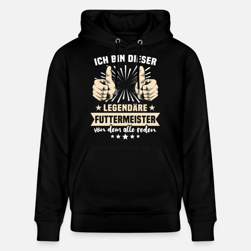 Futtermeister Sprüche - Stanley/Stella Unisex Bio-Hoodie CRUISER  - Schwarz