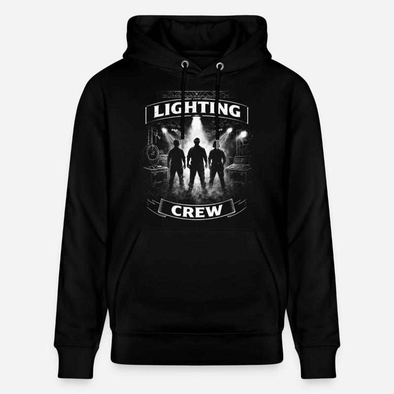 Lichttechniker Beleuchtungstechniker Lighting Crew - Stanley/Stella Unisex Bio-Hoodie CRUISER  - Schwarz