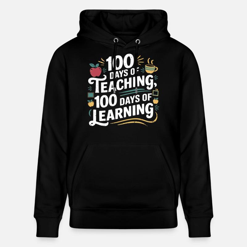 100 jours d’enseignement et d’apprentissage - Sweat à capuche bio CRUISER Stanley/Stella Unisexe - noir