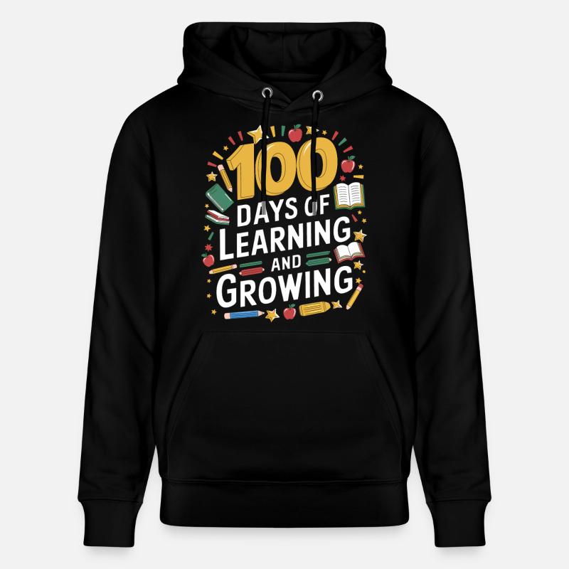 100 jours d’apprentissage et de croissance - Sweat à capuche bio CRUISER Stanley/Stella Unisexe - noir