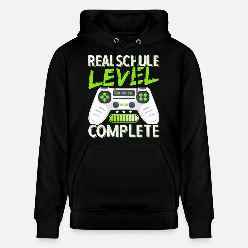Realschule Abschluss 2026 Realschulabschluss Junge - Stanley/Stella Unisex Bio-Hoodie CRUISER  - Schwarz
