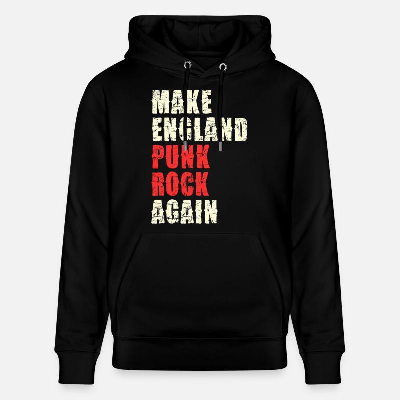 Make England Punk Rock Again - Stanley/Stella Unisex Bio-Hoodie CRUISER - Schwarz