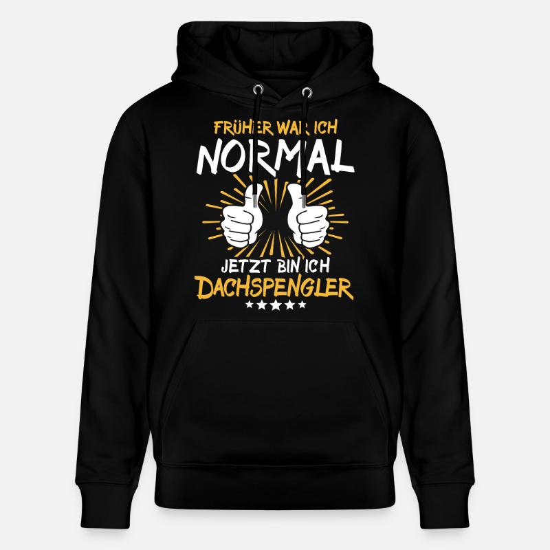 Dachspengler Spruch - Stanley/Stella Unisex Bio-Hoodie CRUISER  - Schwarz