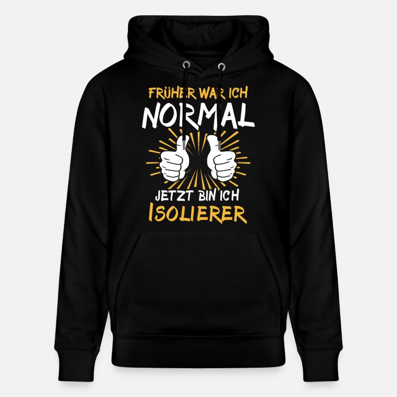 Dicton isolant - Sweat à capuche bio CRUISER Stanley/Stella Unisexe - noir