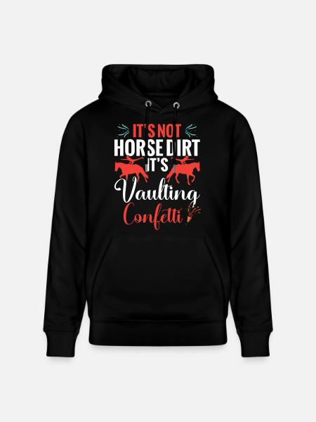 Pferdevaulter-Dinge Vaulting-Ausrüstung Künstlerisch - Stanley/Stella Unisex Bio-Hoodie CRUISER  - Schwarz