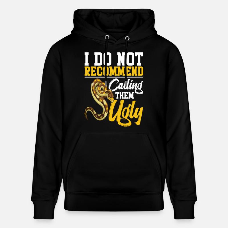 Schlangenliebhaber Reptiliengehege Python Futter Burmeser - Stanley/Stella Unisex Bio-Hoodie CRUISER - Schwarz