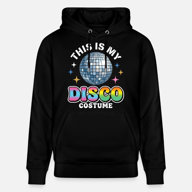 Voici mon costume disco boule disco - Sweat à capuche bio CRUISER Stanley/Stella Unisexe - noir