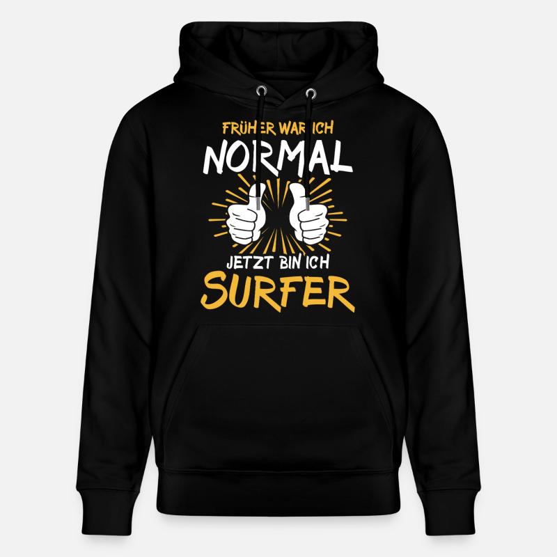 Dicton de surfeur - Sweat à capuche bio CRUISER Stanley/Stella Unisexe - noir
