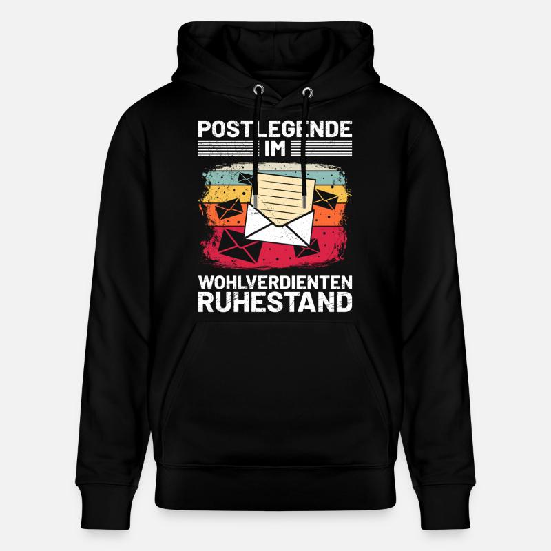 POSTMAN LEGEND EN BIEN MÉRITÉ - Sweat à capuche bio CRUISER Stanley/Stella Unisexe - noir
