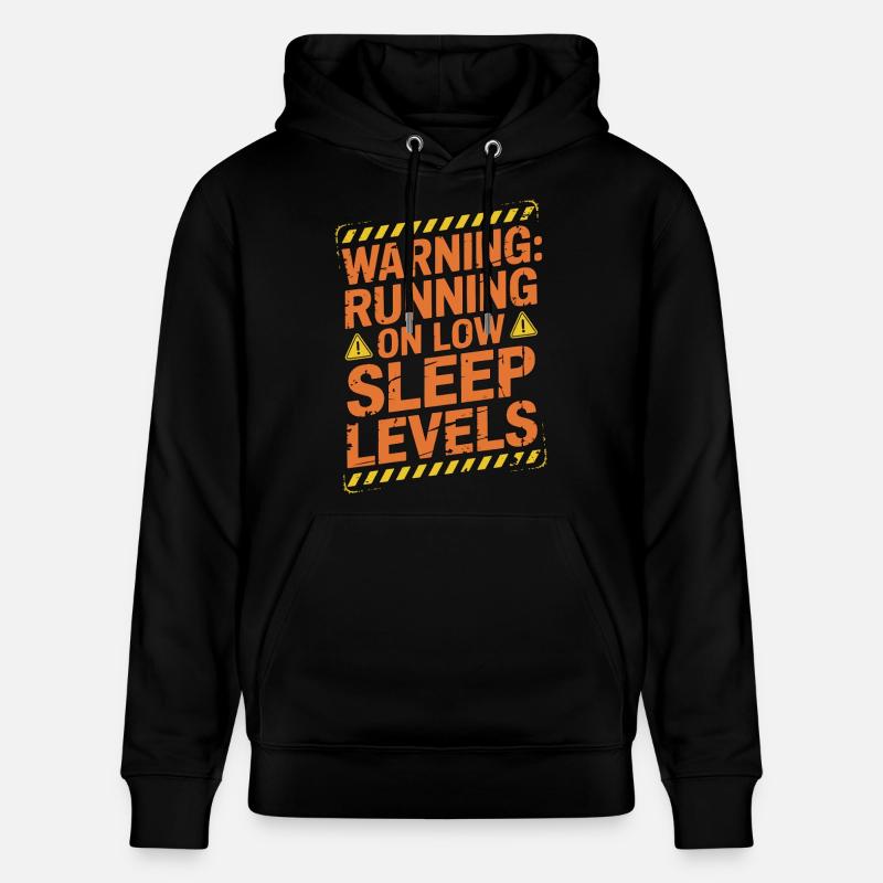 Pharmacist Student Warning Running Pharmaceutical - Stanley/Stella Unisex Bio-Hoodie CRUISER  - Schwarz