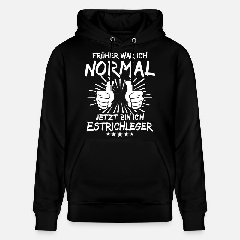 Couche de chape - Sweat à capuche bio CRUISER Stanley/Stella Unisexe - noir