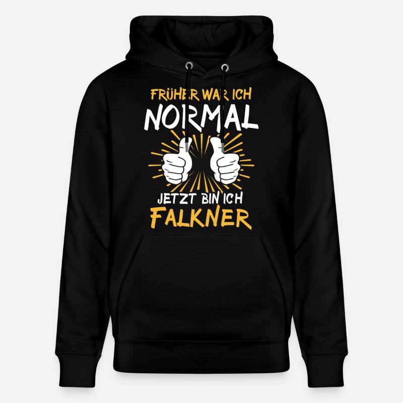 Falkner Spruch - Stanley/Stella Unisex Bio-Hoodie CRUISER  - Schwarz