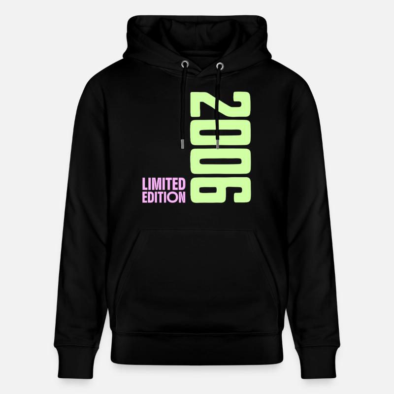 2006 Limitierte Edition Neon Y2K Design - Stanley/Stella Unisex Bio-Hoodie CRUISER  - Schwarz