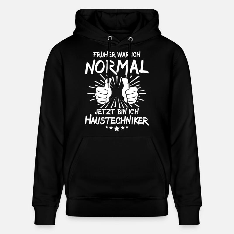 Technicien interne - Sweat à capuche bio CRUISER Stanley/Stella Unisexe - noir