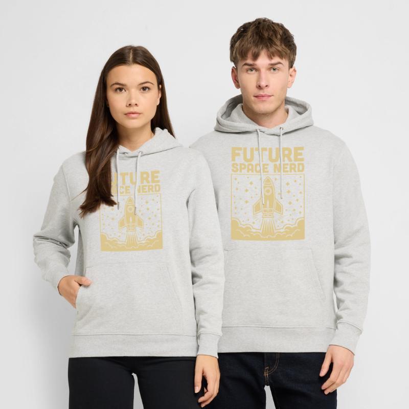Future Space Nerd Space Rocket Launch Stanley/Stella CRUISER Unisex Organic Hoodie