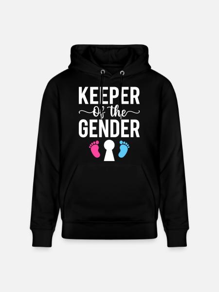Keeper of the Gender Footprints Design - Stanley/Stella CRUISER Unisex Organic Hoodie - black