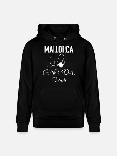 Mallorca, Girls on Tour - Stanley/Stella CRUISER Unisex Organic Hoodie - black