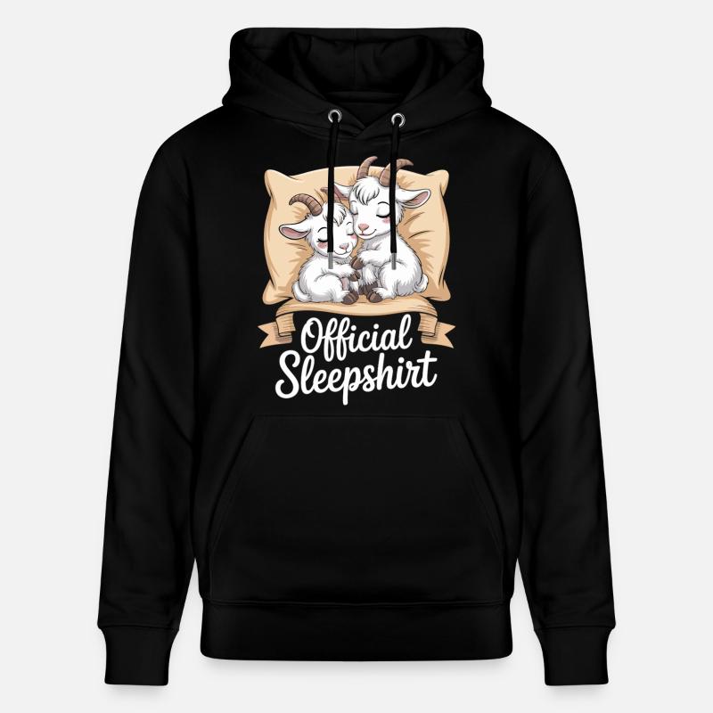 Sovskjorta Getpresentkvällsoutfit - Ekologisk luvtröja CRUISER unisex från Stanley/Stella - svart