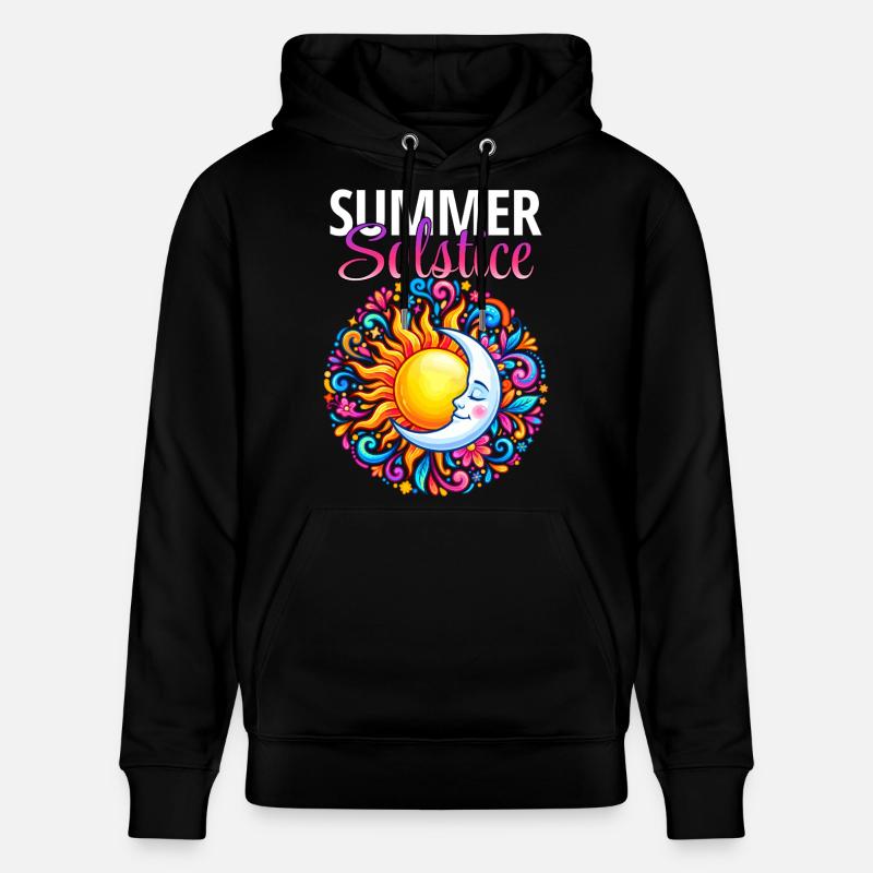 Litha Pagan Solstice d’été Midsommar - Sweat à capuche bio CRUISER Stanley/Stella Unisexe - noir