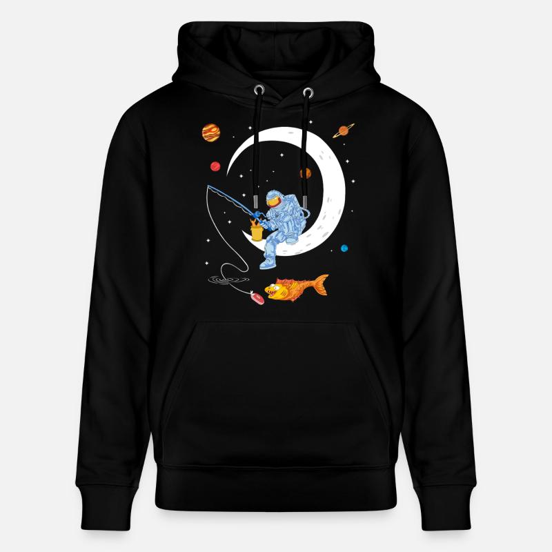 Chemise spatiale de pêche d’astronaute - Sweat à capuche bio CRUISER Stanley/Stella Unisexe - noir