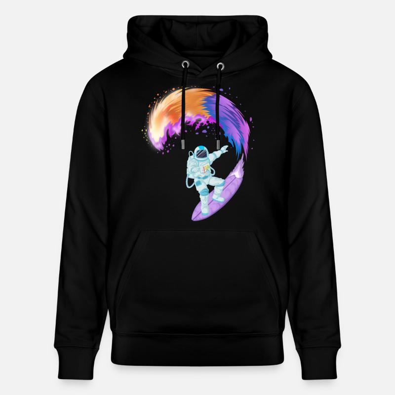 Chemise spatiale de surf d’astronaute - Sweat à capuche bio CRUISER Stanley/Stella Unisexe - noir