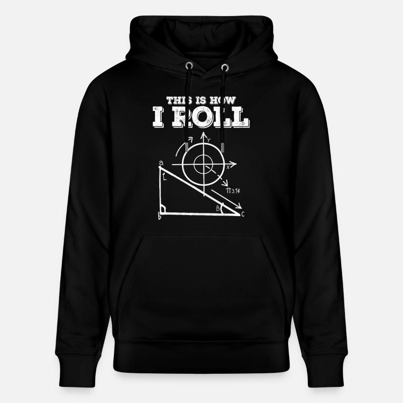 So mache ich ein Mathediagramm - Stanley/Stella Unisex Bio-Hoodie CRUISER  - Schwarz