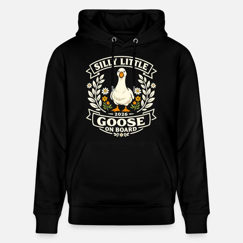 Petite Oie Idiote - Sweat à capuche bio CRUISER Stanley/Stella Unisexe - noir
