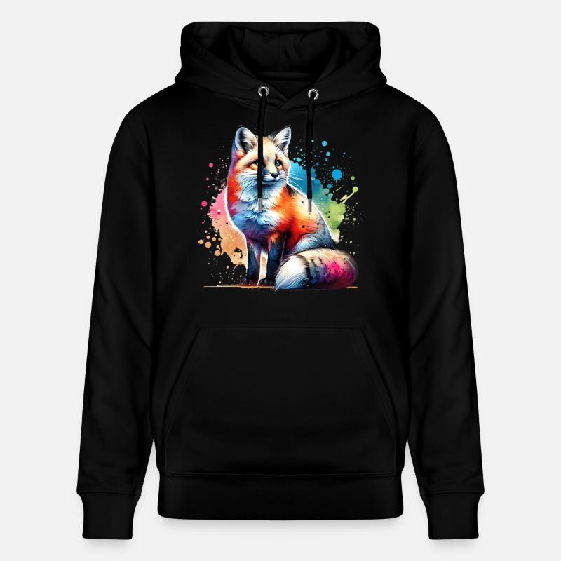 Swiftfuchs Geschenk - Stanley/Stella Unisex Bio-Hoodie CRUISER  - Schwarz