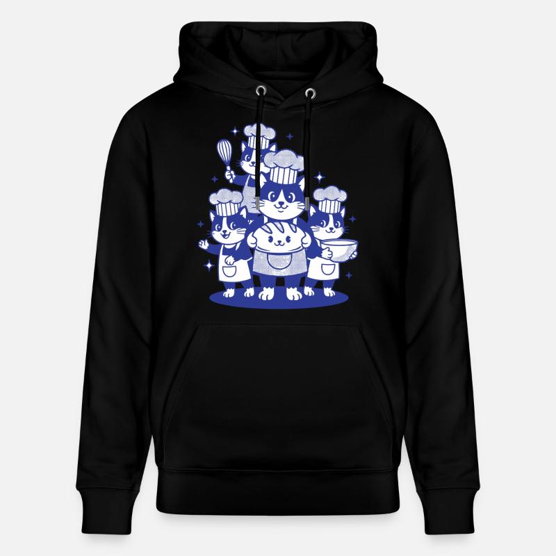 Sauerteigbrot Backbäcker Starter Lokale Ära - Stanley/Stella Unisex Bio-Hoodie CRUISER  - Schwarz