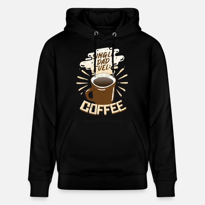 Père célibataire Père célibataire - Sweat à capuche bio CRUISER Stanley/Stella Unisexe - noir