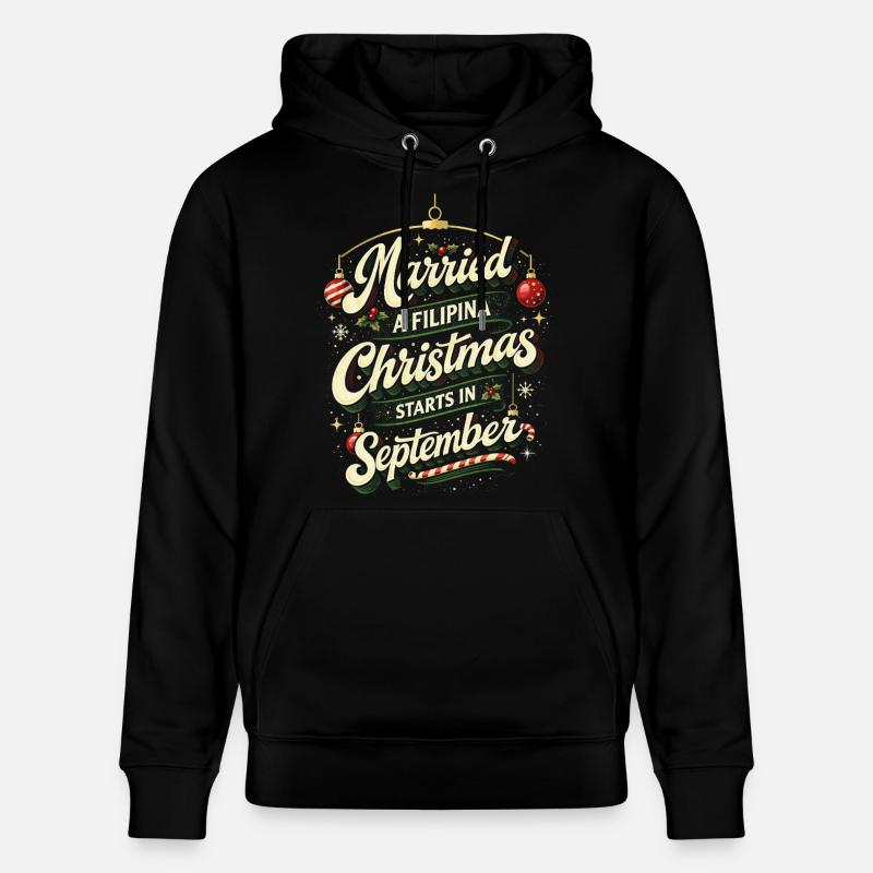 Philippines Famille philippine - Sweat à capuche bio CRUISER Stanley/Stella Unisexe - noir