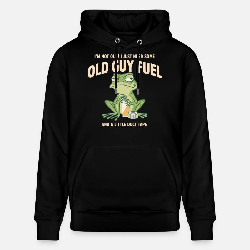 Old Guy Fuel Frog Tee - Sweat à capuche bio CRUISER Stanley/Stella Unisexe - noir