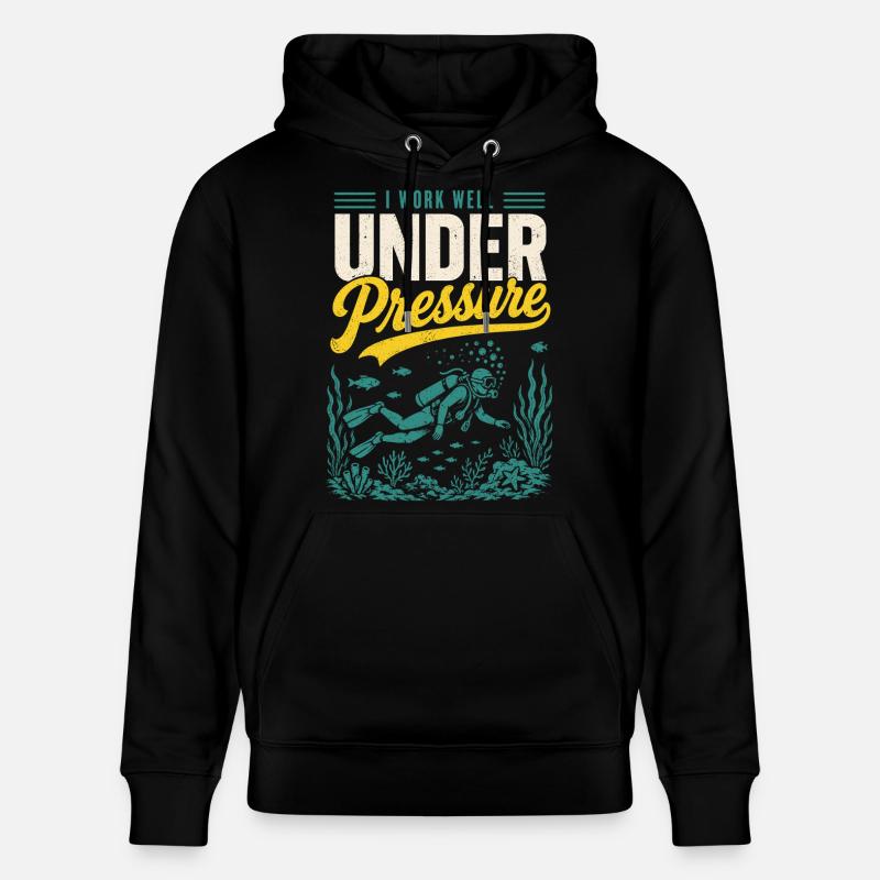 Chemise de plongeur sous pression - Sweat à capuche bio CRUISER Stanley/Stella Unisexe - noir
