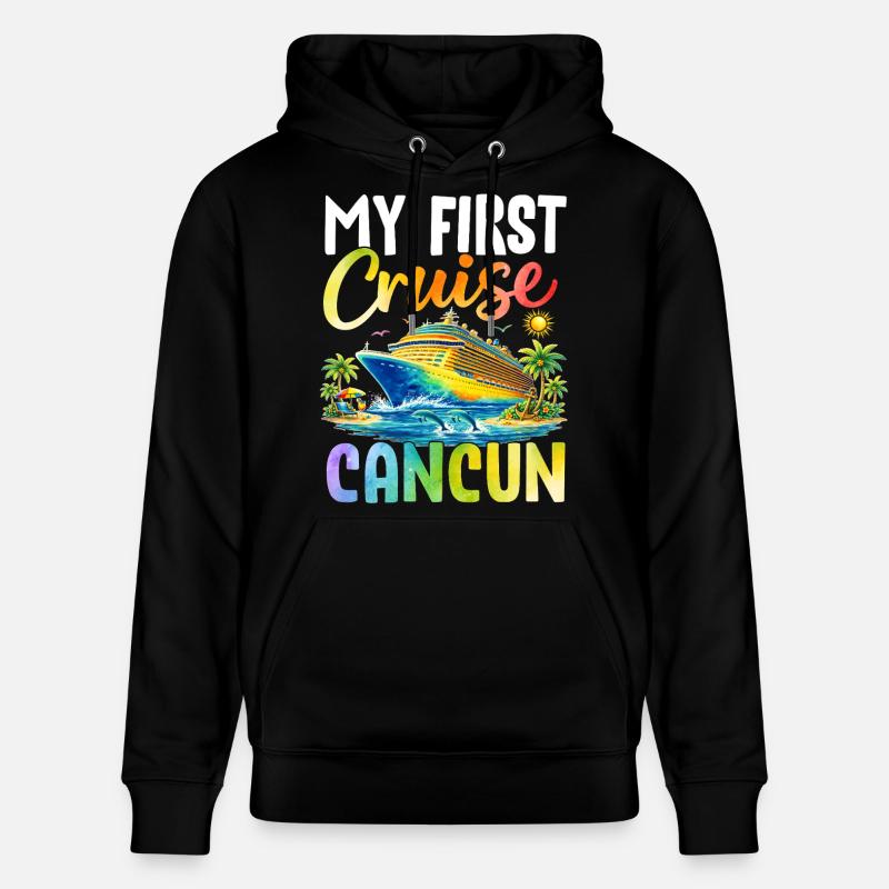 Ma première croisière à Cancún - Sweat à capuche bio CRUISER Stanley/Stella Unisexe - noir