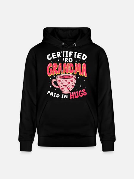 Zertifizierte Profi-Oma Großmutter - Stanley/Stella Unisex Bio-Hoodie CRUISER - Schwarz