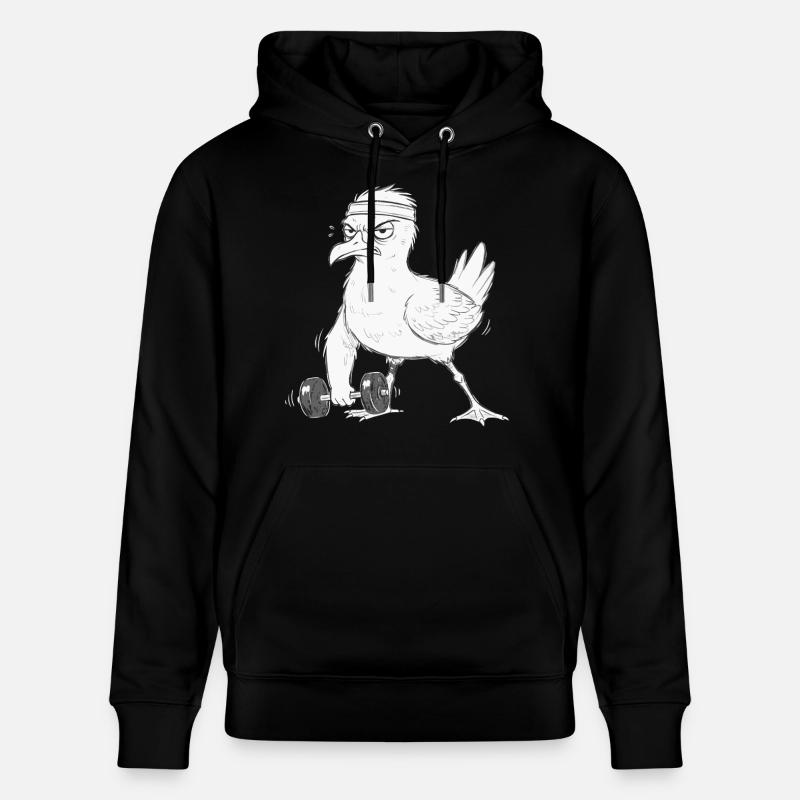 Haltère d’entraînement physique Seagull - Sweat à capuche bio CRUISER Stanley/Stella Unisexe - noir