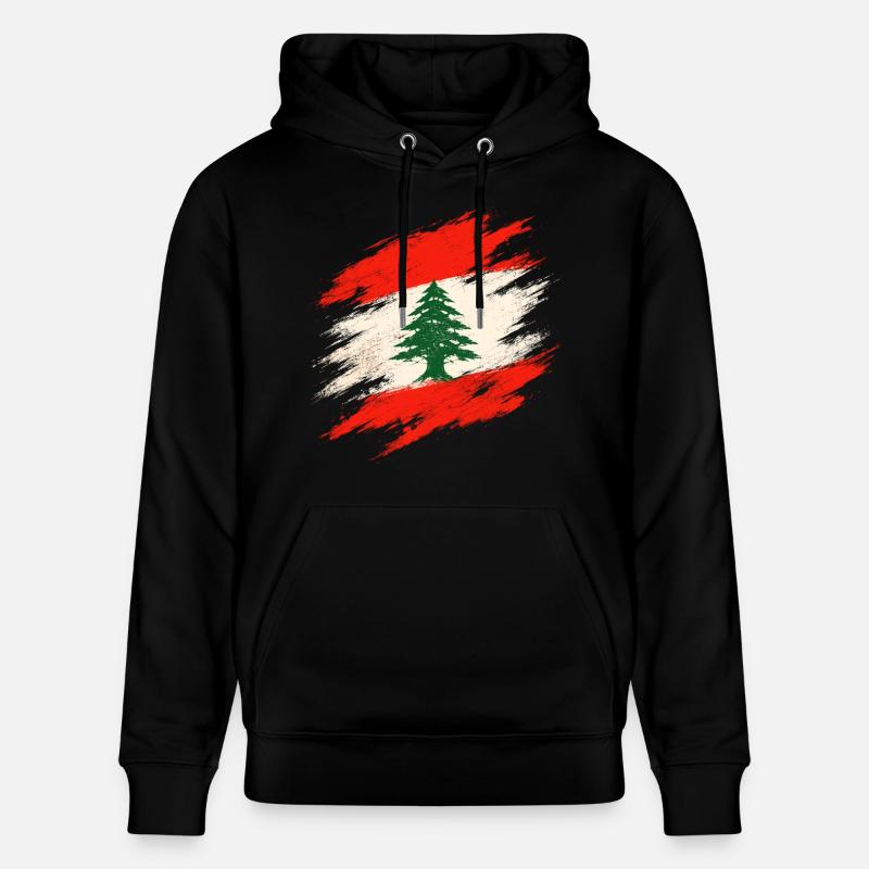 Libanon Libanese - Stanley/Stella Unisex Bio-Hoodie CRUISER - Schwarz