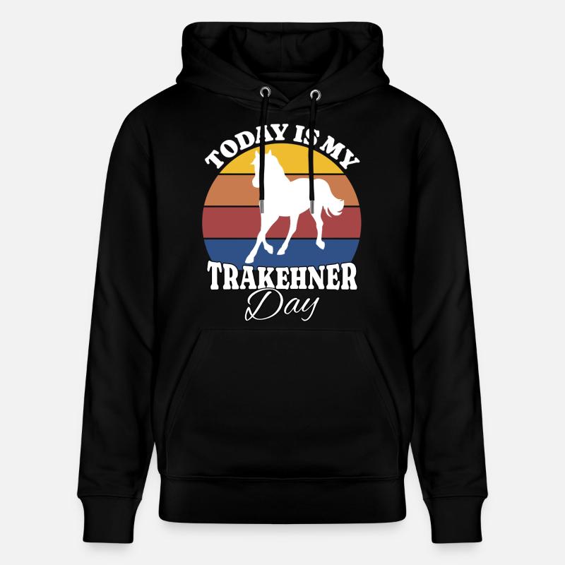 Trakehner Trakehner - Sweat à capuche bio CRUISER Stanley/Stella Unisexe - noir