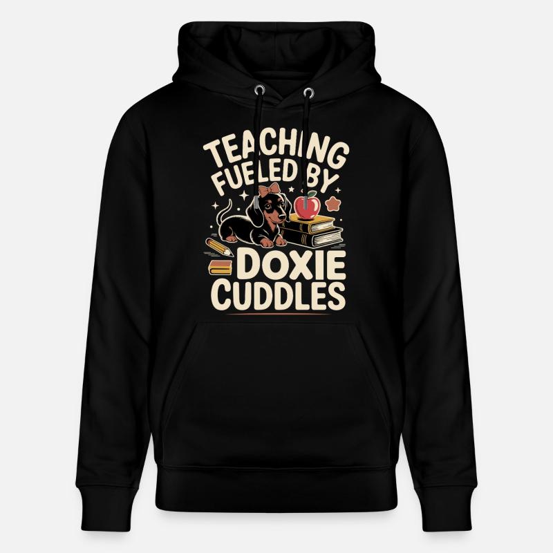 Enseignant teckel - Sweat à capuche bio CRUISER Stanley/Stella Unisexe - noir