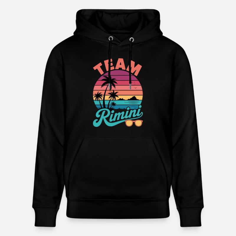 Équipe Rimini Sunset - Sweat à capuche bio CRUISER Stanley/Stella Unisexe - noir
