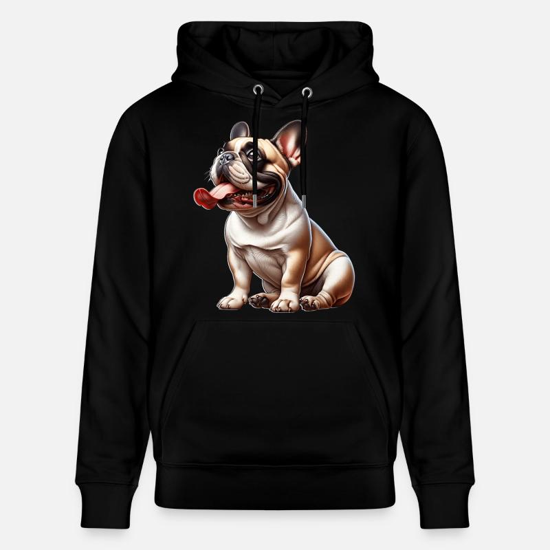 Bouledogue français - Sweat à capuche bio CRUISER Stanley/Stella Unisexe - noir