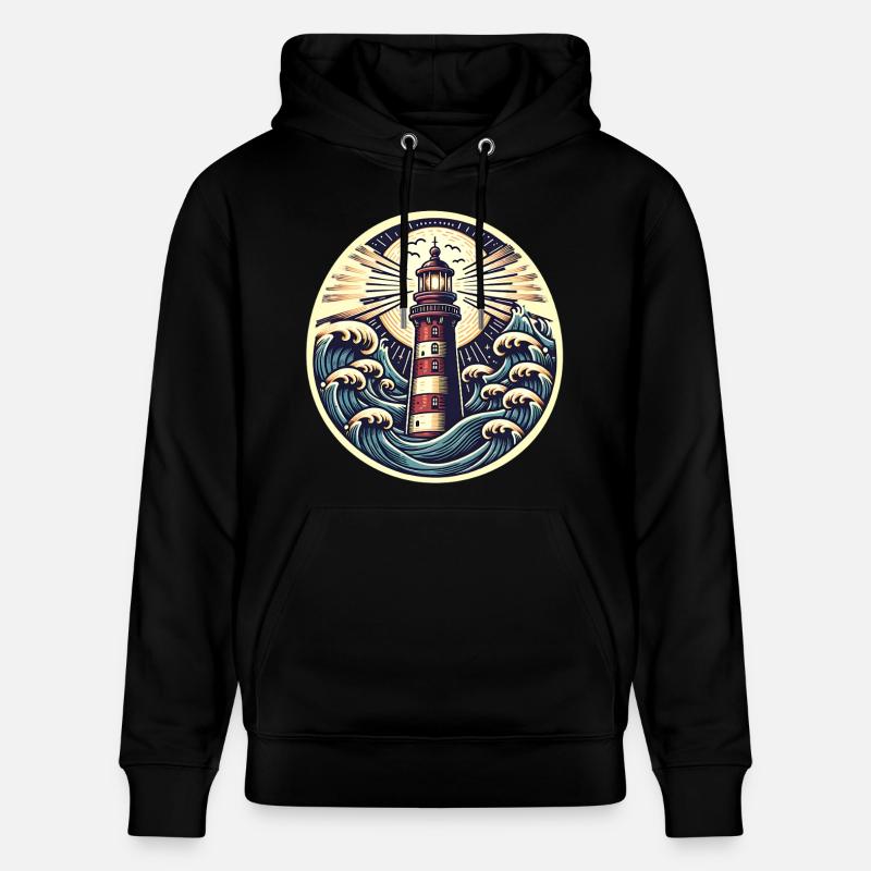 phare - Sweat à capuche bio CRUISER Stanley/Stella Unisexe - noir